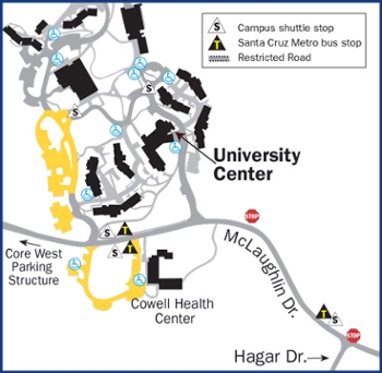 Location of the University Center